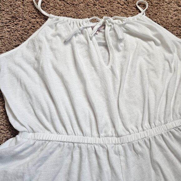 Victoria's Secret Romper Womens S Petite White Tassel Beach Cover Up Fringe Boho - Picture 3 of 8